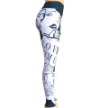 Calças de moletom com padrões engraçados de cintura alta com estampa personalizada e leggings de fitness para mulheres